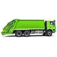 Camion compacteur de déchets SHACMAN F3000 6x4 18CBM à chargement arrière, compacteur hydraulique de déchets, camion de collecte des déchets, LHD/RHD en option