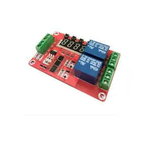 FRM02 5V/12V/24V 10A 2 Canali Modulo Relè Multifunzione Ciclo di Ritardo Timer Interruttore Auto-Chiusura Programmabile Modulo di Relè