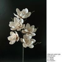 Fleurs artificielles réalistes en plastique, plantes en mousse de grande taille pour Noël et Halloween