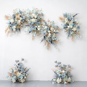 Decorazione Moderna in Seta Fatta <span class=keywords><strong>a</strong></span> Mano di Alta Qualità per Palco Matrimoniale, Area di Benvenuto, Pannello KT, Fiori Artificiali <span class=keywords><strong>a</strong></span> <span class=keywords><strong>Pois</strong></span> - Product Image 5