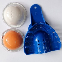 Pâte d'empreinte dentaire en silicone pour blanchiment des dents, base blanche + bleue 20g/25g CN, fournie directement par l'usine pour cliniques