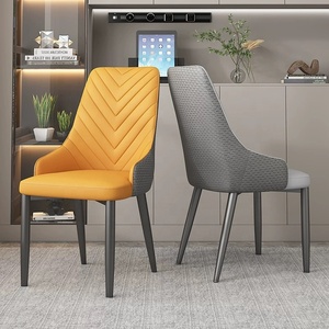 <span class=keywords><strong>Chaise</strong></span> <span class=keywords><strong>de</strong></span> salle à manger Zayshine, style italien moderne, luxe, pieds en métal, coussin moelleux, hôtel, villa, appartement, ensemble <span class=keywords><strong>de</strong></span> meubles en cuir pour restaurant - Product Image 3