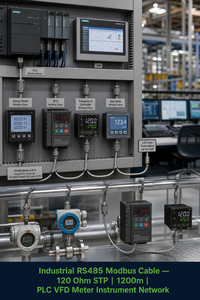 工业级 RS485 Modbus 屏蔽双绞线电缆，2 对，带 PVC 绝缘层和护套，IP67 级防护 - Product Image 4