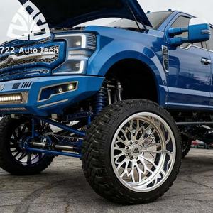 722Auto Kg1 Même type 22x12 22x14 24x12 24x14 Jantes forgées concaves 4x4 tout-terrain pour pick-up et SUV pour Silver Ado 1500 2500 - Product Image 4