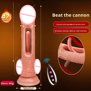 <b>Remote</b> <b>Control</b> Thrusting Dildo <b>Vibrator</b> Soft Silicone Waterproof Sex Toy for Women and Men - Product Image 6
