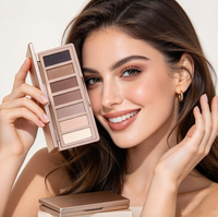 Palette de fards à paupières miniatures mats nude imperméables sur mesure, fabrication OEM/ODM, marque privée, longue tenue, pigment riche et naturel