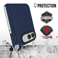 Nouvelle coque de téléphone pliable robuste en forme de triangle, étui en silicone avec support pliable pour iPhone Duo