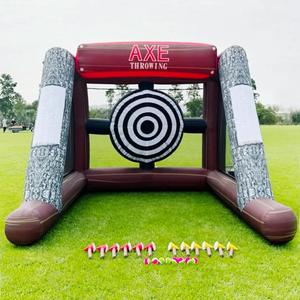Jeu de lancer de hache gonflable en PVC pour extérieur, idéal pour les fêtes foraines et événements sportifs, adapté aux adultes et aux enfants - Product Image 2