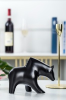 Nouvelles décorations d'animaux en céramique contemporaines, ours, couleur et taille personnalisables, décoration créative pour la maison, cuisson à haute température, ISO