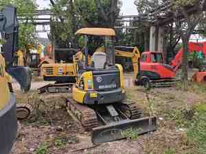 Mini Excavadora Usada de 3 Toneladas Komatsu PC30 PC30MR Origen Japón Motor Komatsu Excavadora Hidráulica de Orugas con Martillo Rompedor HAWE - Product Image 4