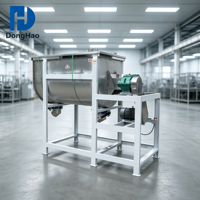 Mélangeur à ruban horizontal en acier inoxydable 304, machine à mélanger les poudres sèches à double vis, 4500L 300kg pour poudre de protéines et de créatine