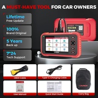 Nuevo Escáner de Diagnóstico Automotriz LAUNCH CRP123I V3.0 OBD2 con 7 Servicios de Reinicio, Herramientas de Diagnóstico con Actualización Gratuita de por Vida