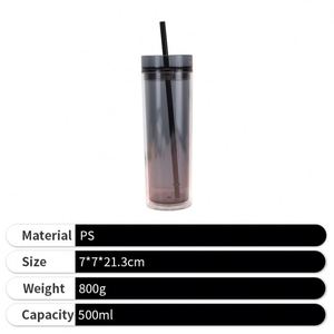 Green Wholesale in Stock Lemon Fruit Juice Sports Cold Water Cup for Gym - Product Image 5