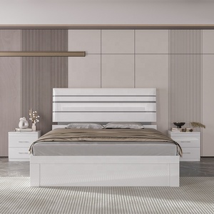 White Modern <strong>Bedroom</strong> <strong>Set</strong> Storage Wardrobe with Mirror Queen <strong>Bedroom</strong> Furniture Luxury European Full <strong>Bedroom</strong> Furniture <strong>Set</strong> - Product Image 6