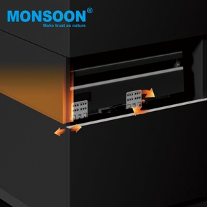 Hệ Thống Trượt Ngăn Kéo Dưới Đáy Đóng Mở Ấn Mềm Hộp Ma Thuật Có Thanh Nhôm - Product Image 5