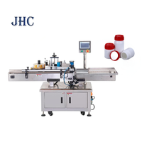 Máquina Etiquetadora Automática de Alta Calidad con Motor Eléctrico PLC para Botellas de PET, Latas, Barriles, Etiquetas Termoencogibles de Película/Papel/Madera