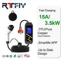 Nouveau chargeur EV portable 15A 3,5 kW Type 2 adaptable pour l'Australie, recharge de véhicules électriques à domicile et en extérieur, étanche IP65