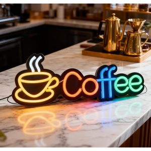 Coffee letreros neon LED dimmable USB powered ambient <b>light</b> store <b>window</b> decoration <b>light</b> street indicator <b>light</b> landscape <b>light</b> - Product Image 6