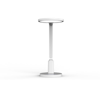 Lampe de table LED tactile intelligente, bras flexible rotatif, lumière sans scintillement, idéale pour dortoir, bureau et salon