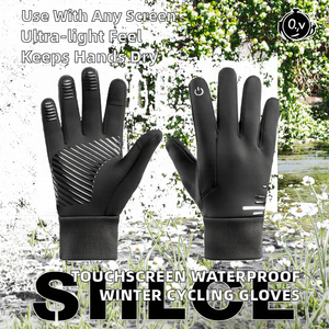 Touchscreen Winter Cycling Gloves Thermal Waterproof Windproof Warm Lightweight Polyester Unisex for Ski Bike Running Motorcycle - Product Image 4
