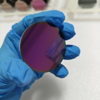 Fenêtre optique en silicium monocristallin à haute transmission avec revêtement AR DLC pour boîtier de capteur thermique IR