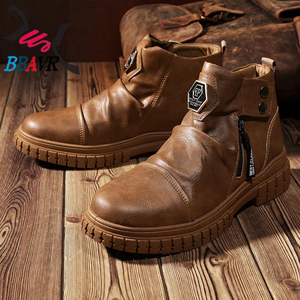Botas Chelsea Casuales para Hombre, Zapatillas de Trabajo Impermeables y Modernas para Invierno y Verano - Product Image 5