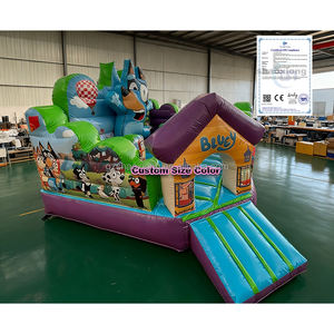 Castillo Hinchable Saltador Comercial para Niños para Exteriores con Tema <span class=keywords><strong>de</strong></span> Dibujos Animados <span class=keywords><strong>de</strong></span> <span class=keywords><strong>Bluey</strong></span>, Brincolín para Interiores, <span class=keywords><strong>Casa</strong></span> <span class=keywords><strong>de</strong></span> Rebote Inflable - Product Image 1