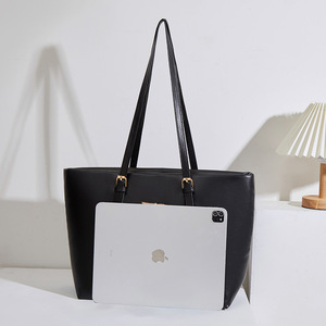Vr8888888888888888 Tote <b>Bag</b> Large Capacity Single Shoulder <b>Bag</b> For Everyday Use <b>White</b> Black Coffee Color - Product Image 3