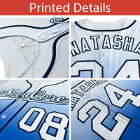 Maillot de Baseball Vierge en Gros par Sublimation avec Maille Imprimée pour Équipes, Uniforme Homme Personnalisé Brodé, Maillots de Baseball Couleur Dégradée