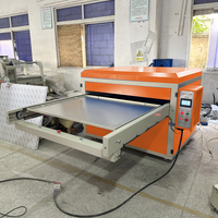 Presse à chaud pneumatique double plateau grand format 60*80cm pour vêtements, haute pression, usage commercial
