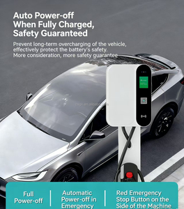 Chargeur de véhicule électrique 7 kW à poser au sol avec interface GB/T20234, station de recharge domestique AC220V 32A Noir/Gris - Product Image 2