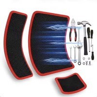 Tapis magnétique pour outils S/M/L, tapis de rangement magnétique robuste, organisateur portable, surface en PVC durable avec outil de ramassage