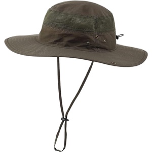 Vente en gros de chapeau de pêcheur d'extérieur personnalisé pour hommes chapeau de pêcheur à large bord avec protection solaire UV - Product Image 3