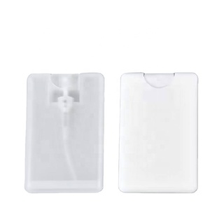 Botella de Spray Plana de 20 ml con Formato de Tarjeta de Crédito, Botella de Plástico para Desinfectante de Manos y Perfume - Product Image 1