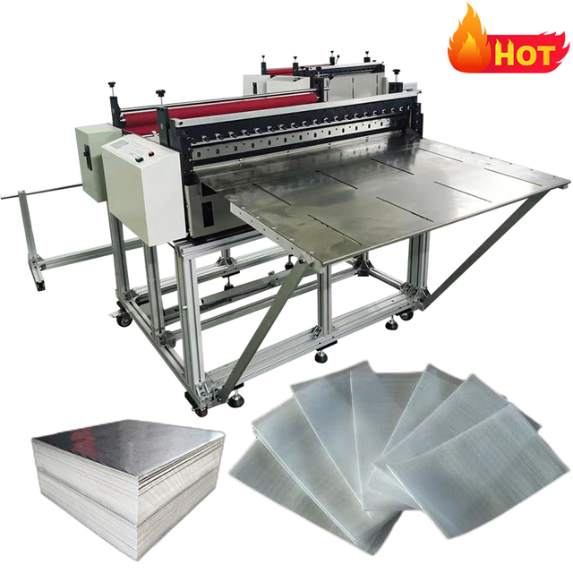 Multifunctional Paper Roll Pet Film Cutting Machine Pvc PP Foil Fabric Cutting Machine