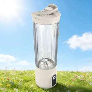 Blender haute puissance, blender portable, alimentation par batterie, bouton à un clic, moteur micro-blender, blender portable, blender personnalisé pour lait de noix - Product Image 3