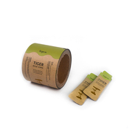 Mat Gelamineerd Meerlaags Aluminiumfolie Rolfilm Voedselverpakking Plastic Zakje Op Rol Rollstock Films Voor Poeder