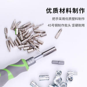 Jeu de tournevis multifonction 41-en-1 Torx, triangulaires, hexagonaux, en Y et Phillips, embouts de forme irrégulière avec étui de rangement - Product Image 3