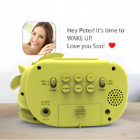 Vente chaude Enfants Enregistrement Messages Lcd Horloge Chambre Réveil Pour entraîneur de sommeil avec veilleuse enfants