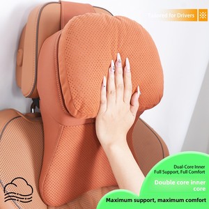 The New Second-Generation Car Headrest Neck Pillow with <b>Yacht</b> Suede and Memory Foam for Tesla/Xiaomi Vehicles - Product Image 5