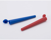 Tube conique en plastique pour cigarettes, nouveau, tube en papier portable, pot de rangement conique résistant à l'humidité