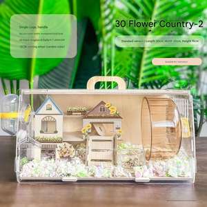 <span class=keywords><strong>Cage</strong></span> à hamster en acrylique, nouveau design, terrarium pour reptiles, respirant, transparent, habitat pour petits animaux, maison pour rats, grande <span class=keywords><strong>cage</strong></span> à hamster - Product Image 5