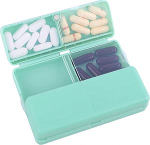 New <b>7</b> Days Weekly Pill Box Foldable Travel Pill Box <b>Tablet</b> Storage Case Container Dispenser Organizer - Product Image 3