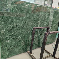 Prix de gros Dalle de marbre Verde Affai d'excellente qualité Sol indien en pierre naturelle vert foncé Dalle de marbre vert foncé