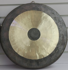 32 "cina bronzo antico strumento musicale a percussione Chau Gong per il bagno di Gong con battitore - Product Image 3