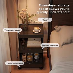 Mesa auxiliar de hierro de gama alta de lujo simple, aparador de <span class=keywords><strong>segunda</strong></span> <span class=keywords><strong>mano</strong></span>, estante de almacenamiento con carrito extraíble para Cocina - Product Image 2