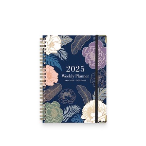 Agenda Settimanale, Giornaliera e Mensile 2025, Quaderno per Gestione del Tempo, Carta Multicolore, Copertina Rigida 80gsm, Regalo di Capodanno - Product Image 2