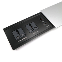 Jiaxin Cuisine universelle usb multifonction meubles couverture coulissante table d'alimentation prise de bureau prises électriques