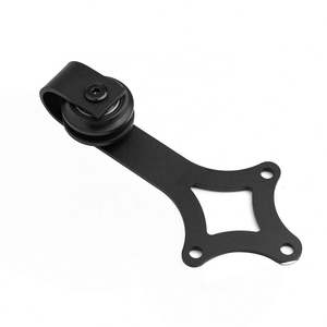 Kit de Herrajes de Acero Resistente WEKIS para Puerta Corredera de Granero, Acabado Satinado, Fácil, Suave y Silencioso, para Hogar, Dormitorio, Cocina, Moderno - Product Image 4