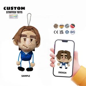 DIXIN--OEM ODM <span class=keywords><strong>Promotion</strong></span> Cute Mini Baumwolle Plüschtiere Kawaii Maskottchen Anhänger Soft Toys Profession elle Custom Plüsch Schlüssel anhänger - Product Image 4